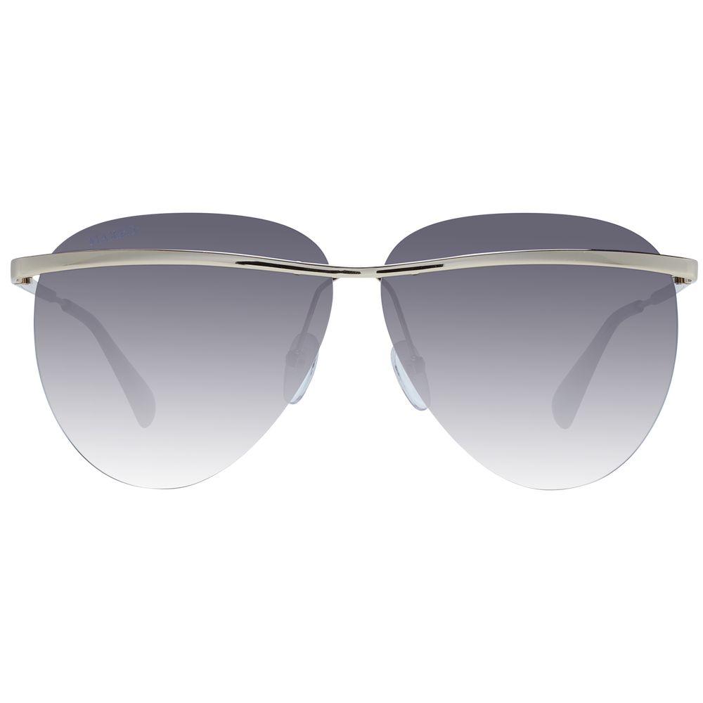 Max & Co Gold Women Sunglasses - Elegant Aviator Style