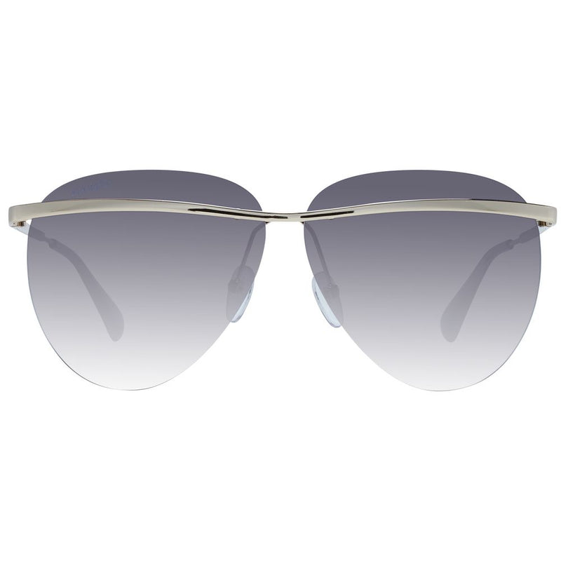 Max & Co Gold Women Sunglasses - Elegant Aviator Style