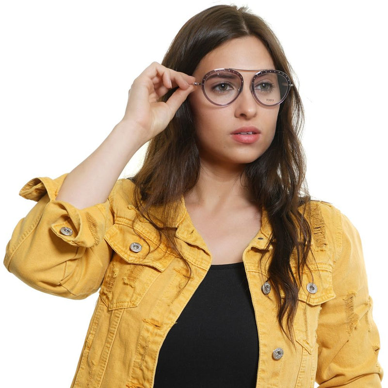 Monture de lunettes violette pour femme Tod's
