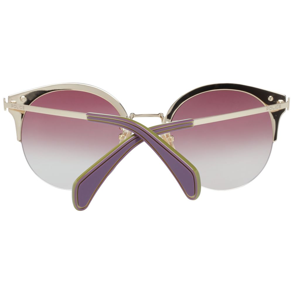 Lunettes de soleil pour femmes, Police, dorées