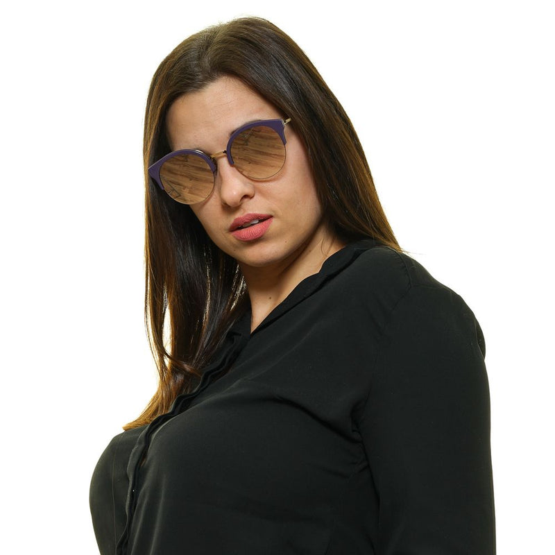 Lunettes de soleil pour femmes Police, couleur or.