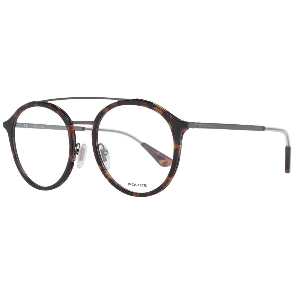 Monture de lunettes pour homme, Police, marron