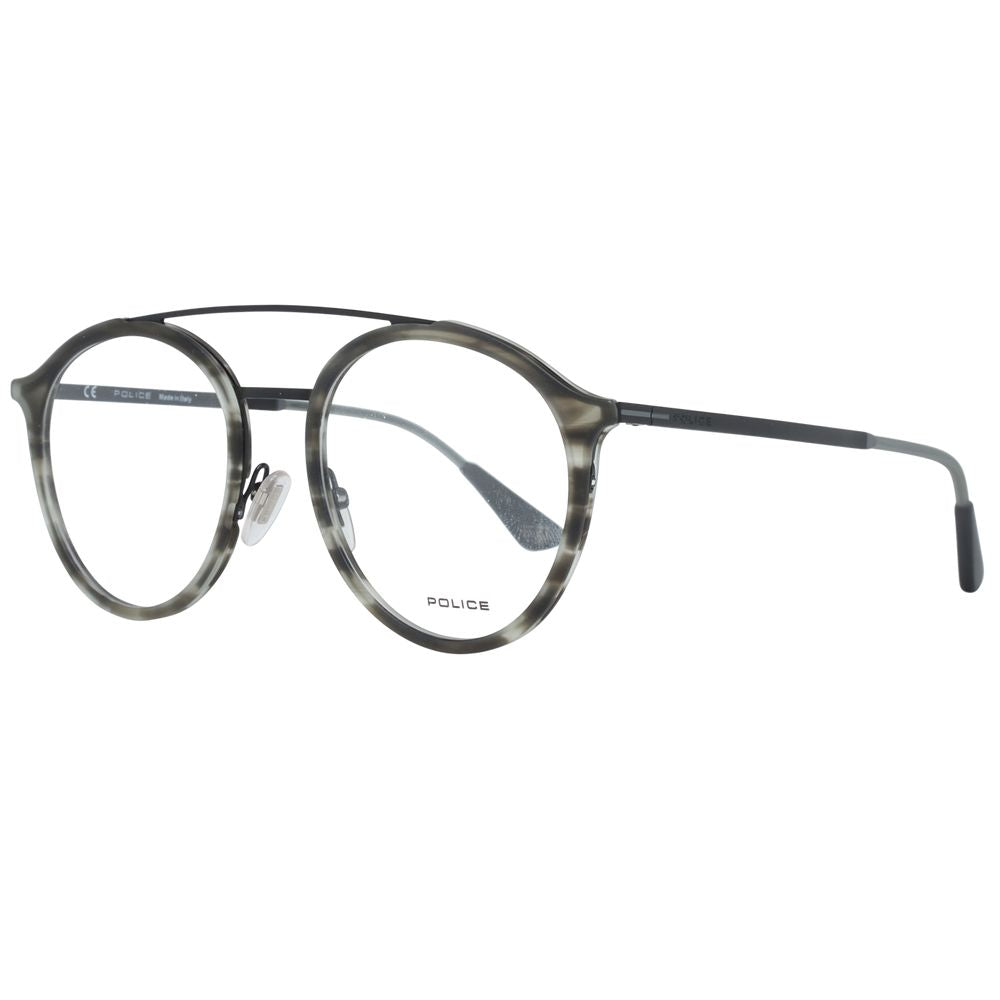 Monture de lunettes pour homme, gris Police.