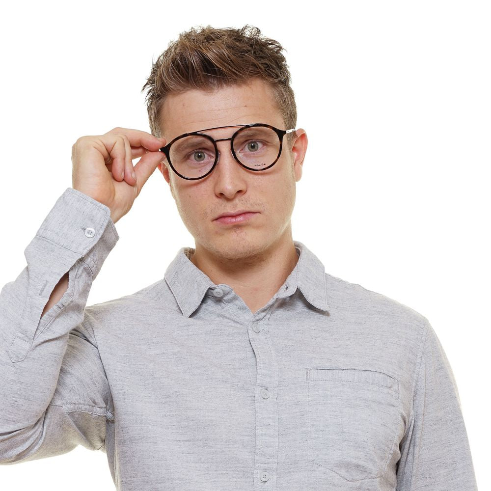 Monture de lunettes pour homme, Police, marron