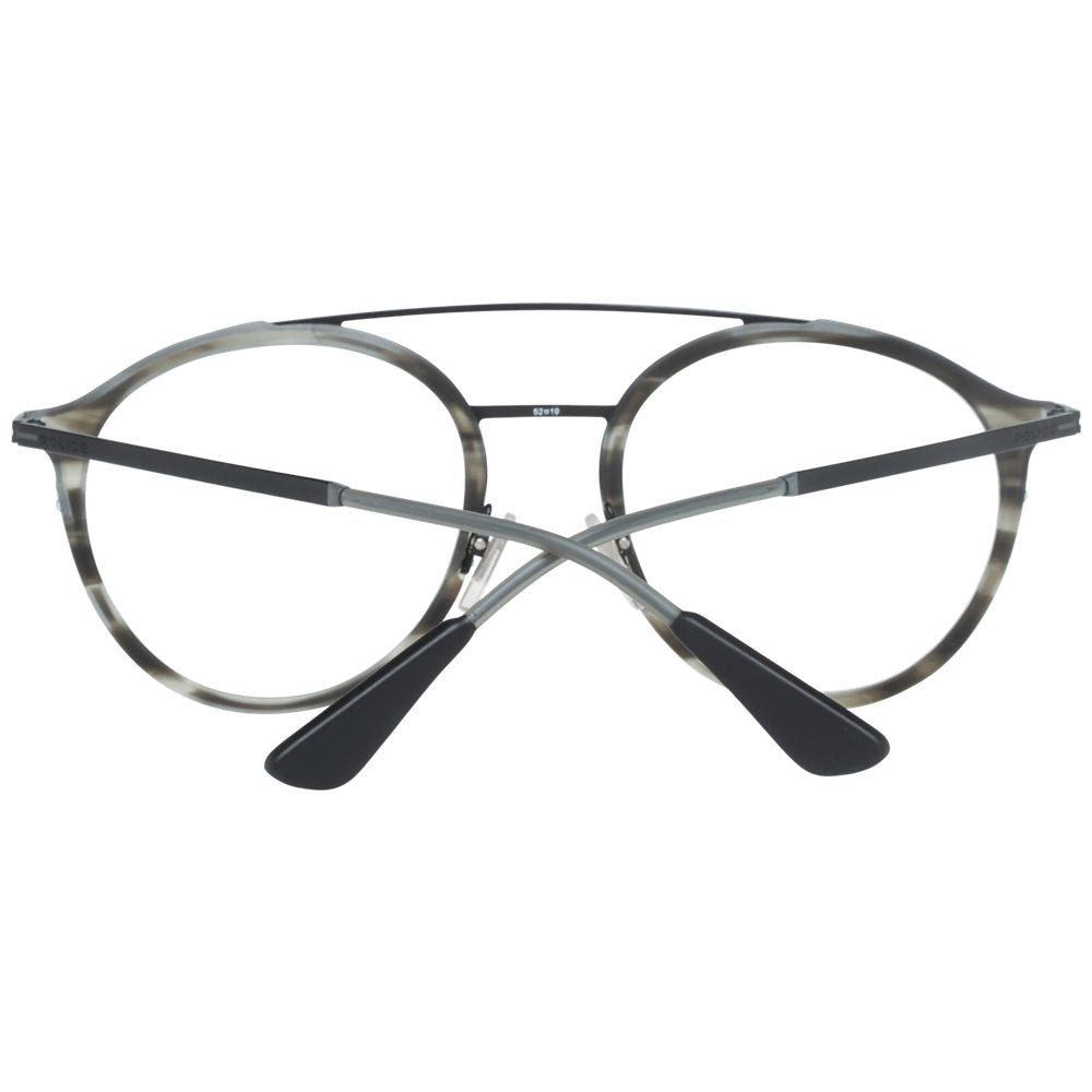 Monture de lunettes pour homme, gris Police.