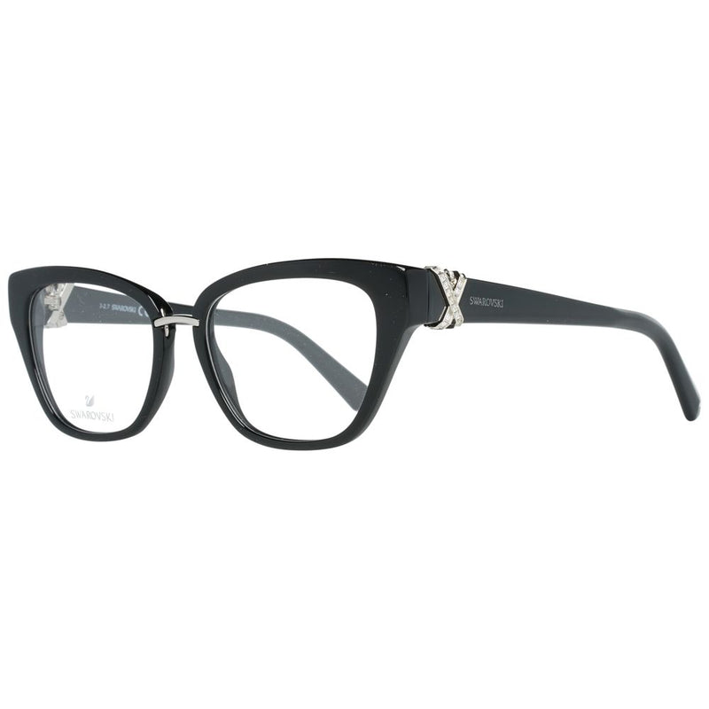 Monture de lunettes pour femme noire Swarovski