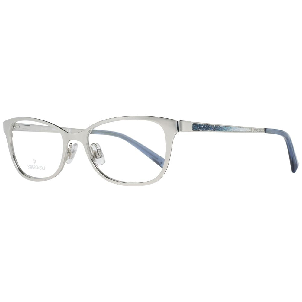 Monture de lunettes pour femme en argent Swarovski