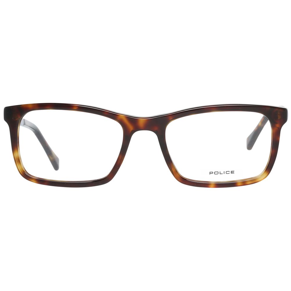 Monture de lunettes pour homme, Police, marron