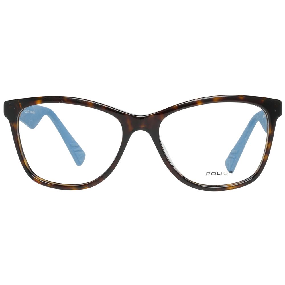 Monture de lunettes pour femmes Police, couleur marron