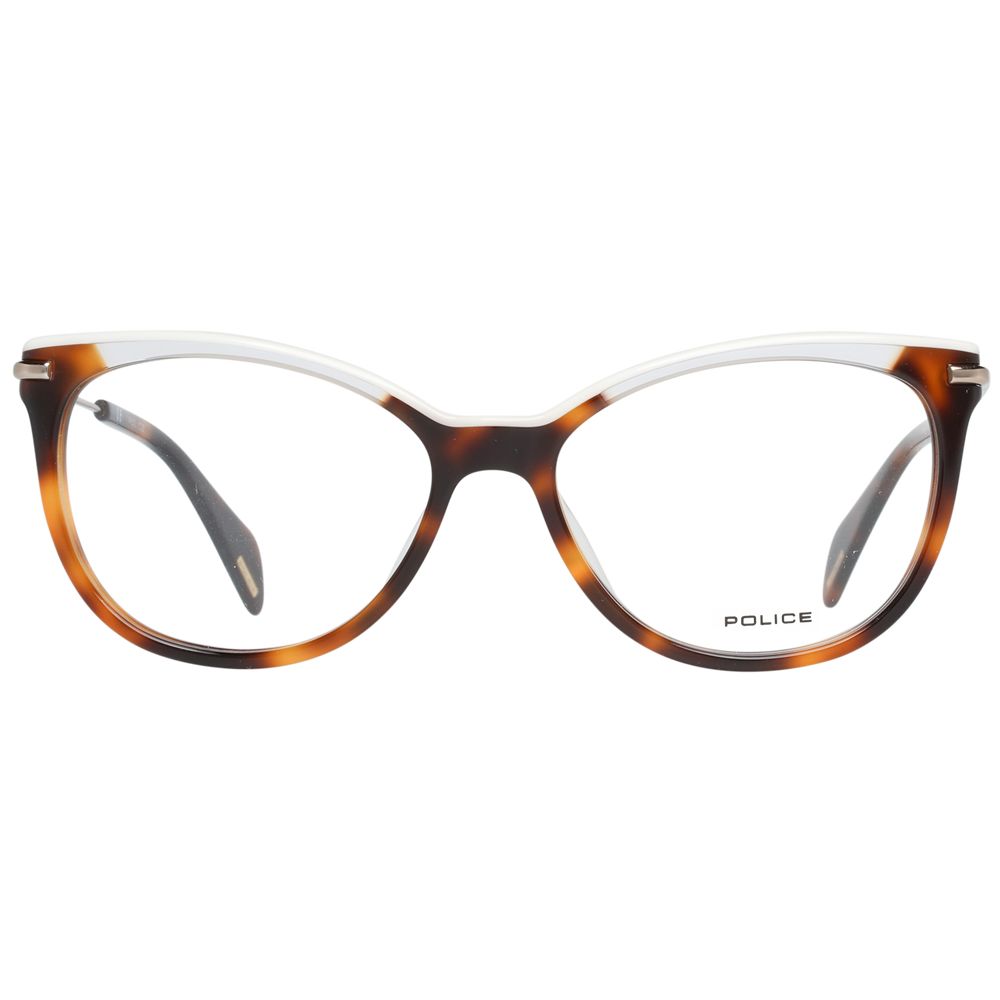 Monture de lunettes pour femmes Police, couleur marron