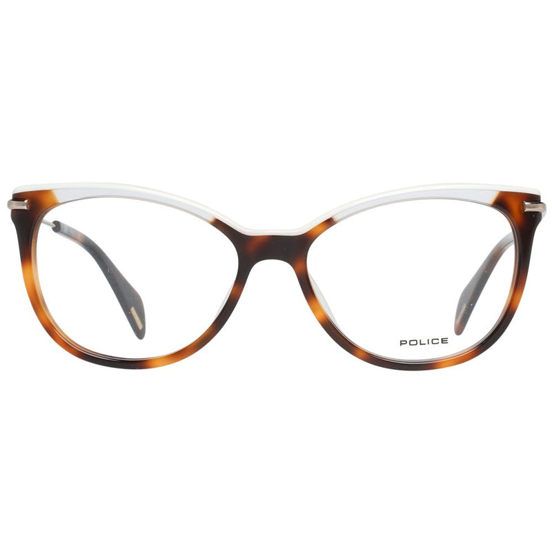 Monture de lunettes pour femmes Police, couleur marron