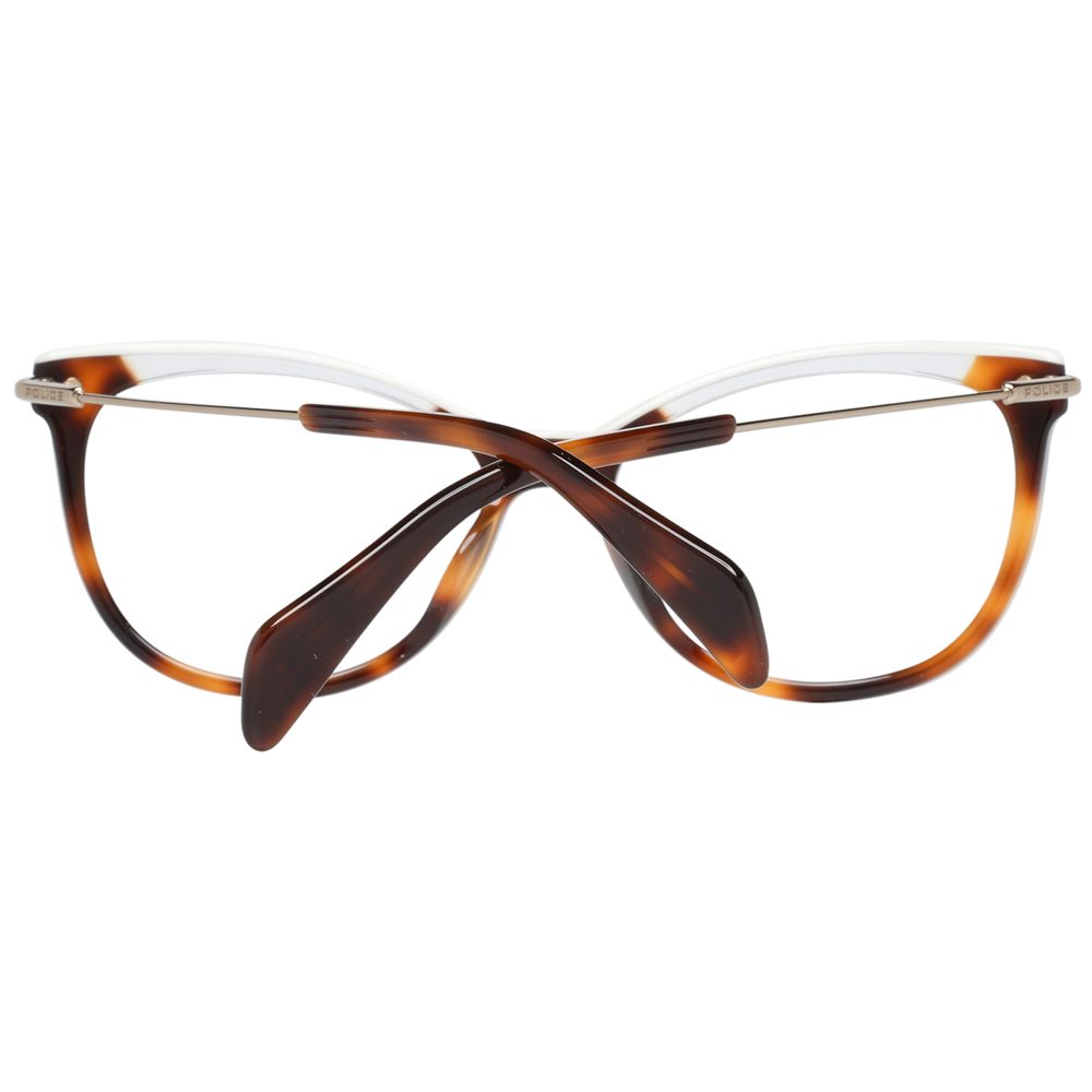 Monture de lunettes pour femmes Police, couleur marron