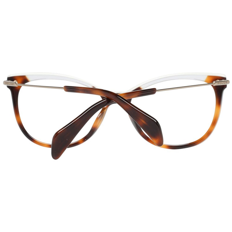 Monture de lunettes pour femmes Police, couleur marron