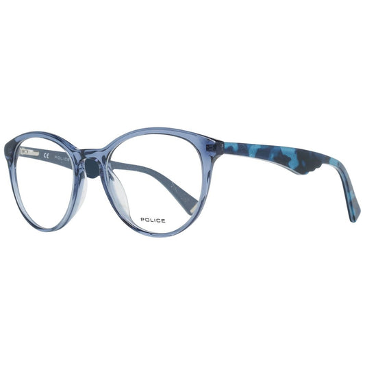 Monture de lunettes pour femmes, bleu Police.