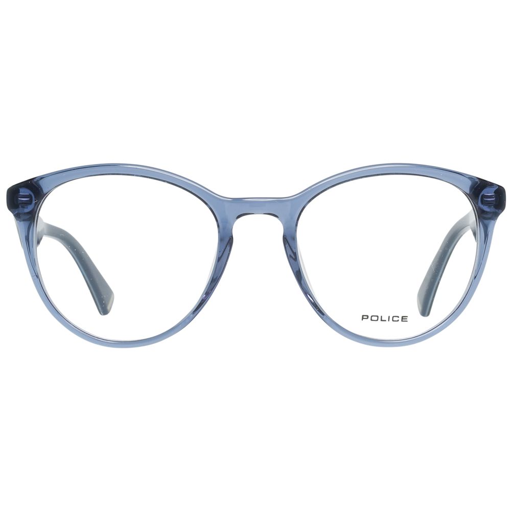 Monture de lunettes pour femmes, bleu Police.