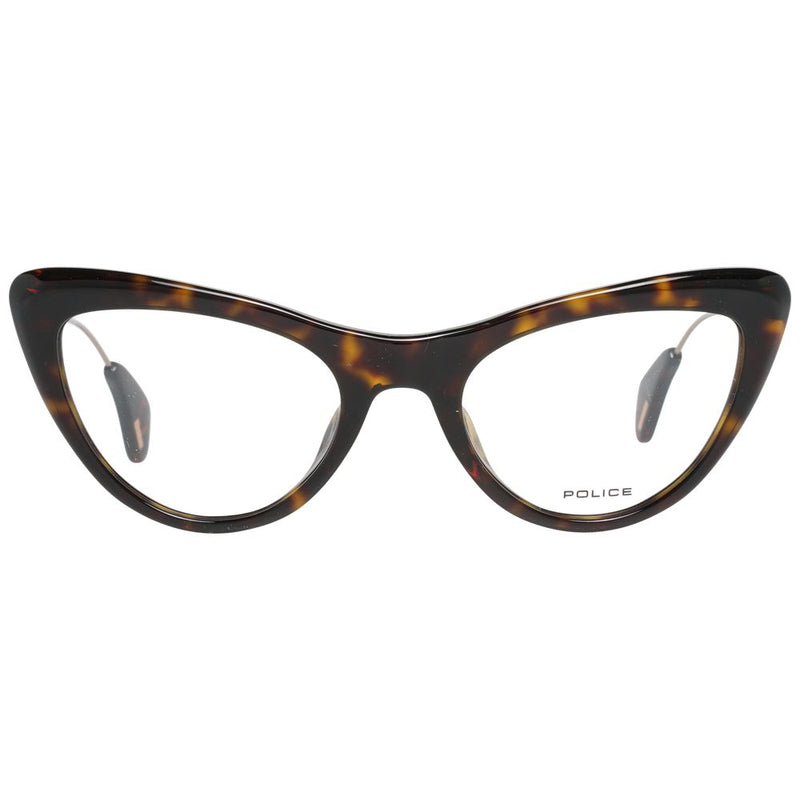 Monture de lunettes pour femmes Police, couleur marron