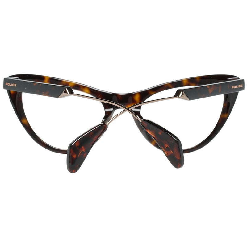 Monture de lunettes pour femmes Police, couleur marron