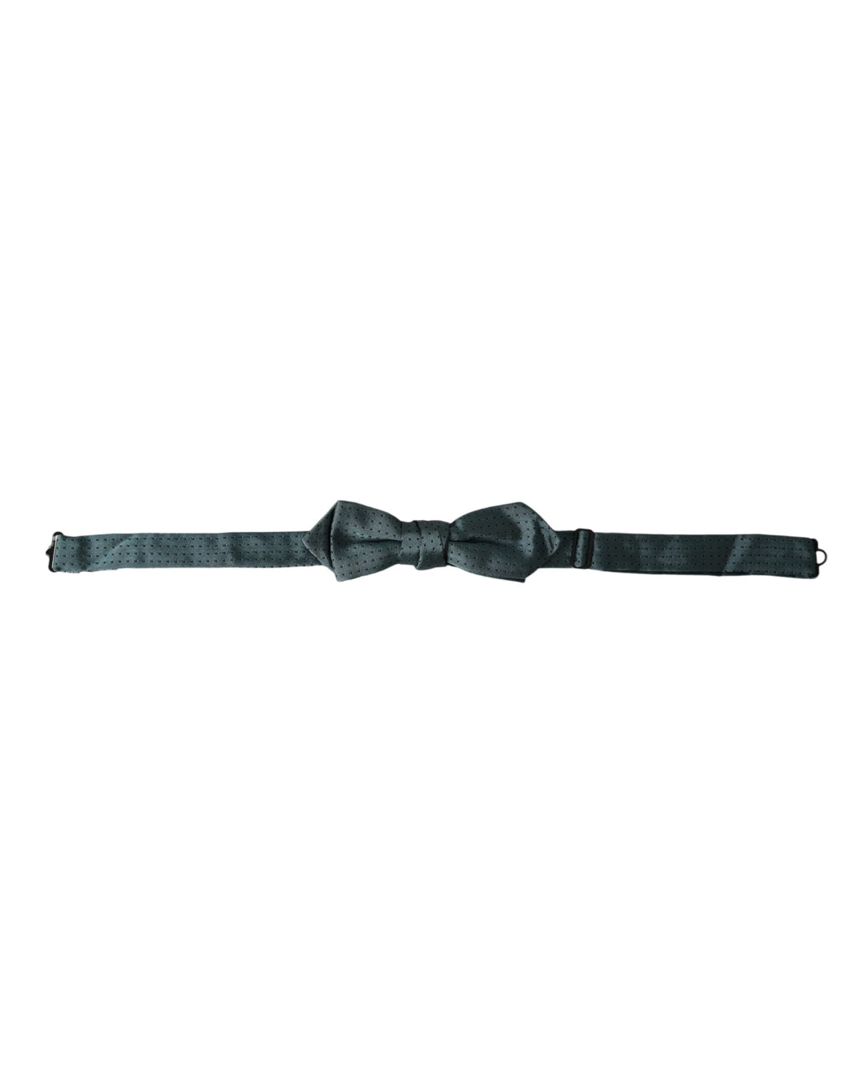 Nœud papillon ajustable en soie verte fantaisie Dolce &amp; Gabbana pour homme