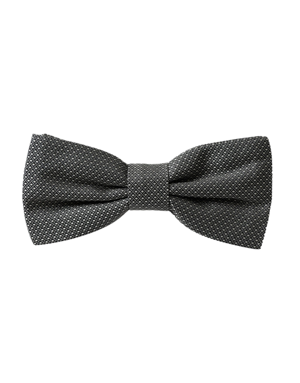 Nœud papillon ajustable en soie grise Dolce &amp; Gabbana pour homme