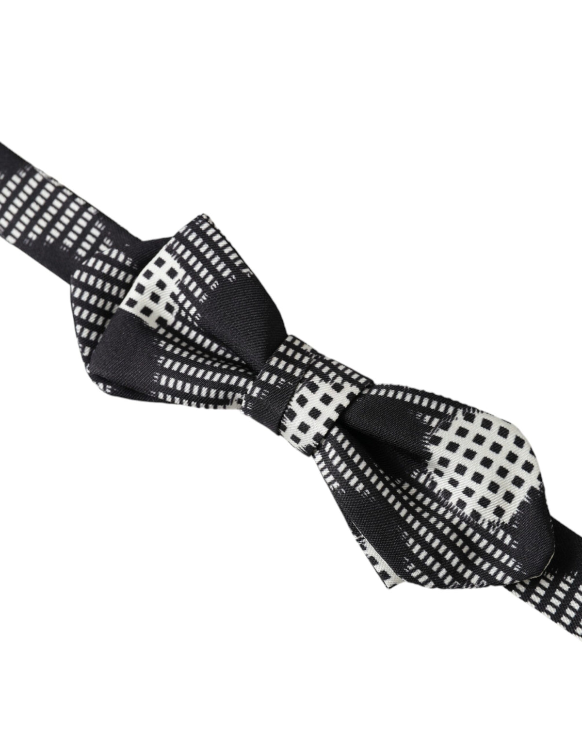 Nœud papillon papillon réglable en soie multicolore à pois Dolce &amp; Gabbana pour homme
