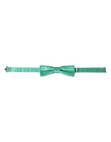 Nœud papillon ajustable en soie vert menthe Dolce &amp; Gabbana pour homme