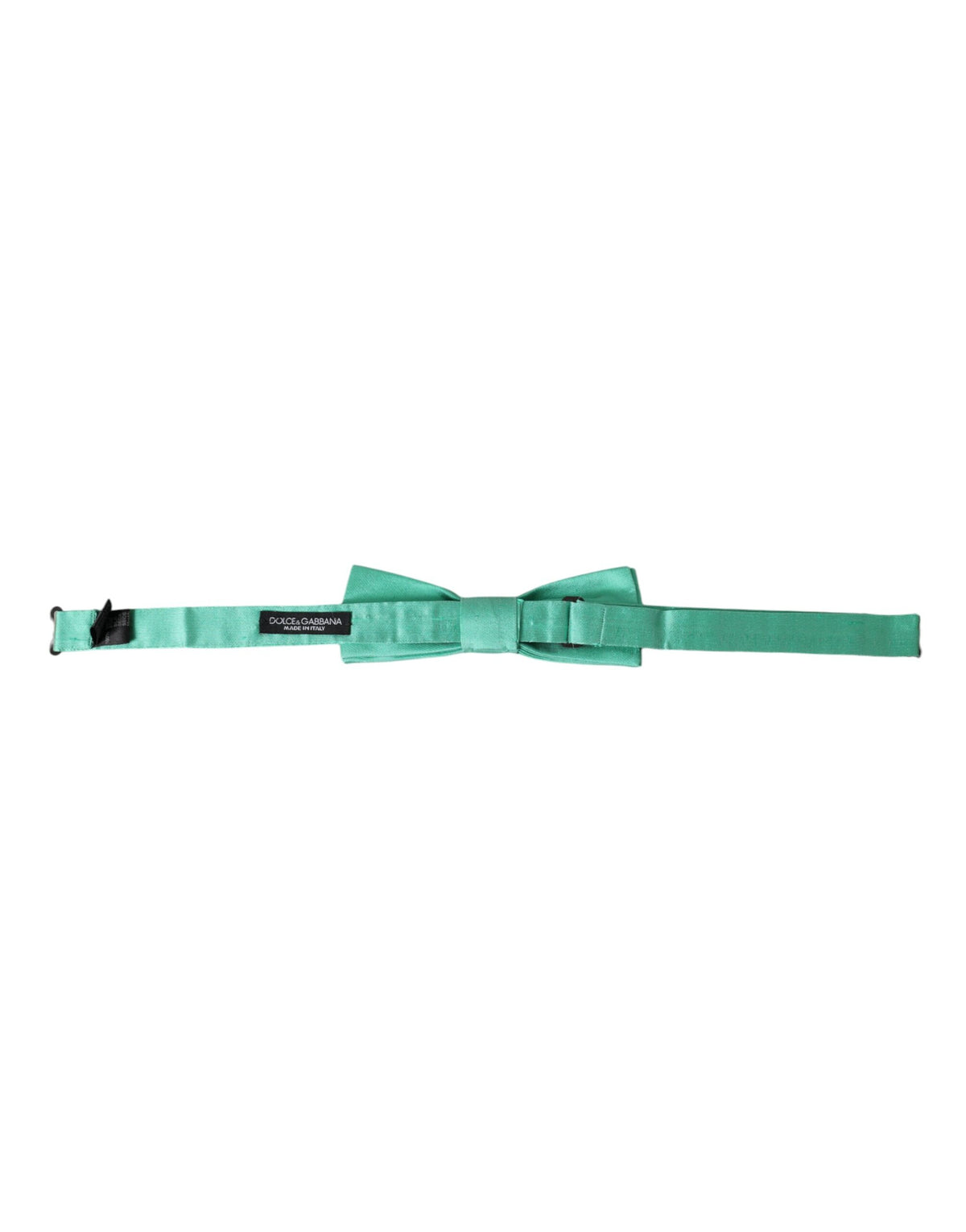 Nœud papillon ajustable en soie vert menthe Dolce &amp; Gabbana pour homme