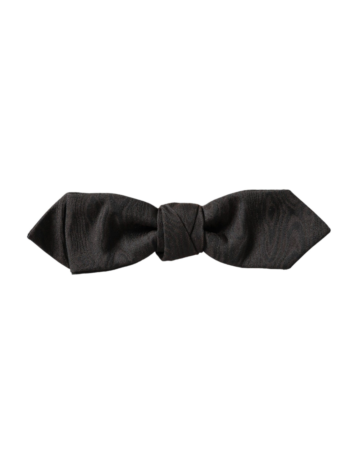 Nœud papillon ajustable en soie noire Dolce &amp; Gabbana pour homme