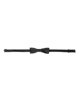 Nœud papillon ajustable en soie noire Dolce &amp; Gabbana pour homme