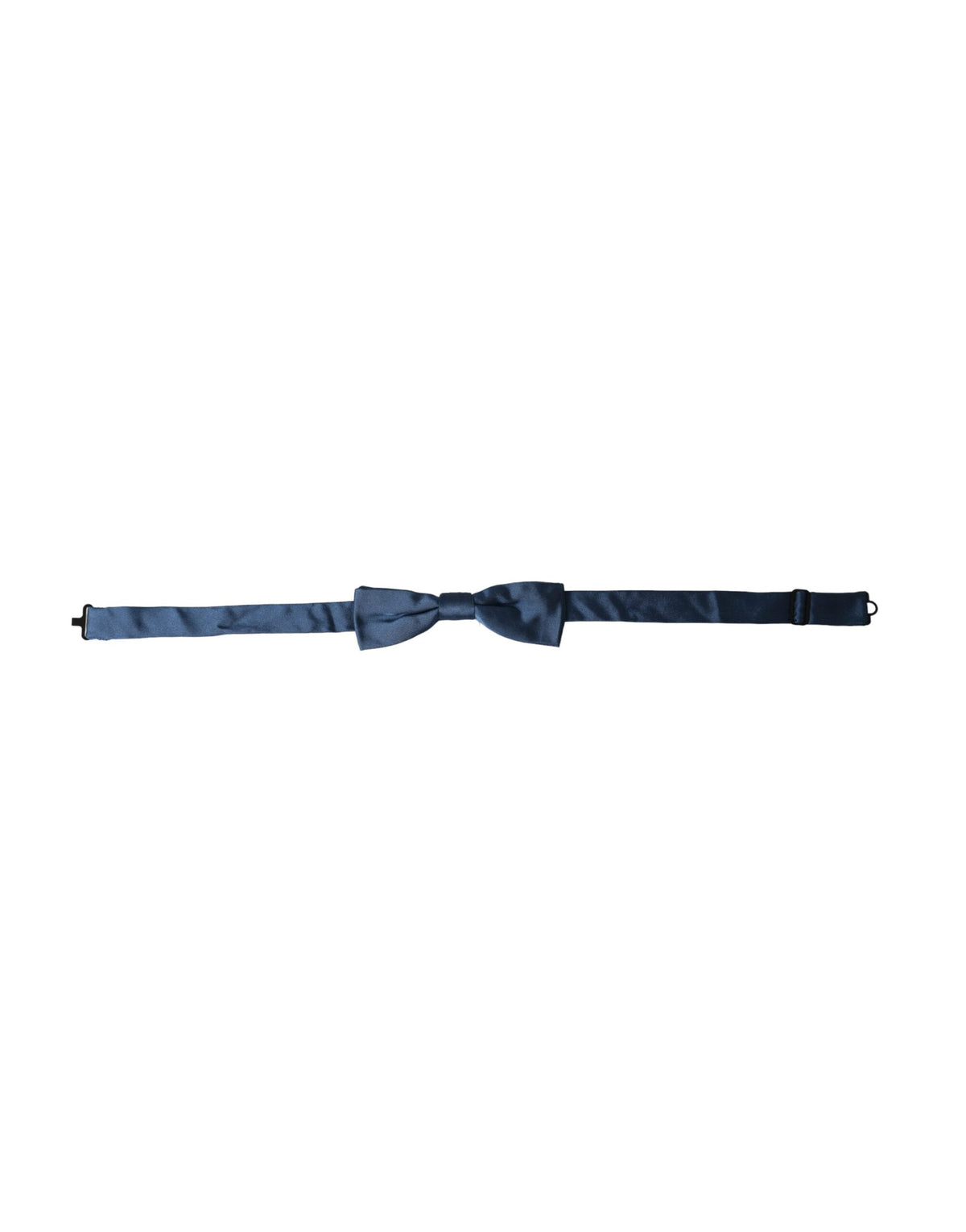Nœud papillon réglable en satin de soie bleu Dolce &amp; Gabbana pour homme