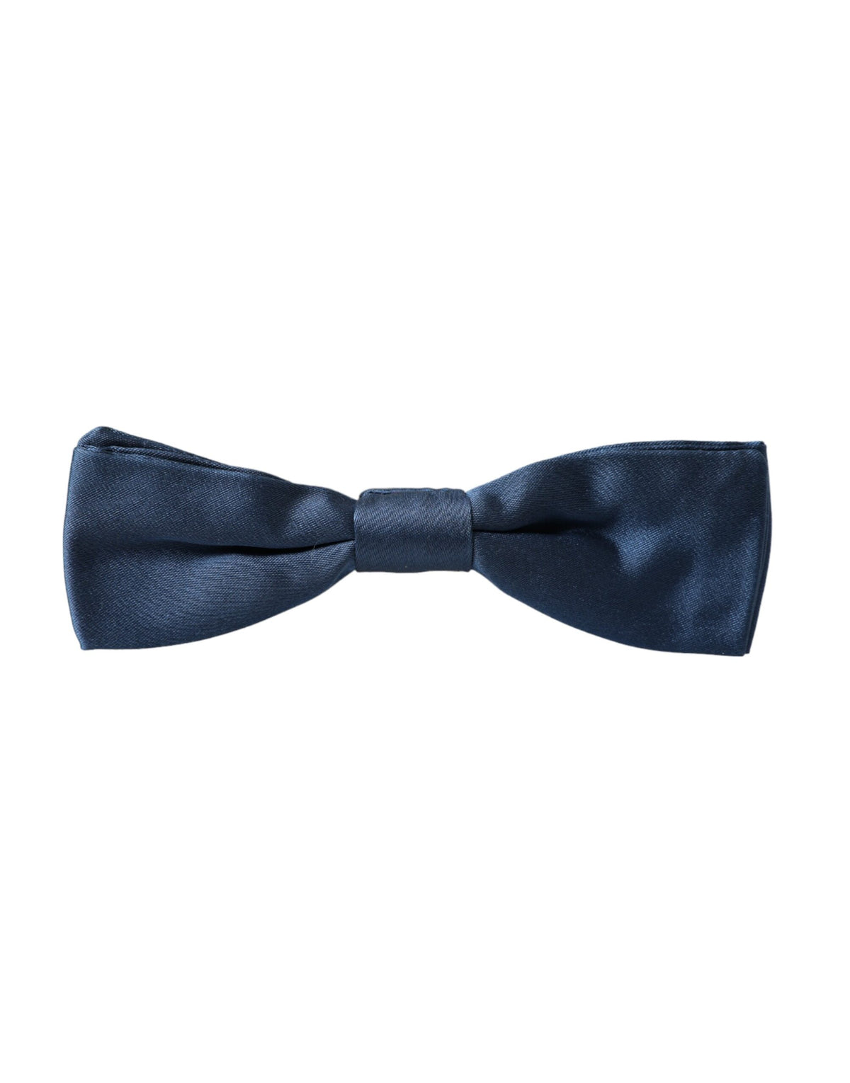 Nœud papillon réglable en satin de soie bleu Dolce &amp; Gabbana pour homme