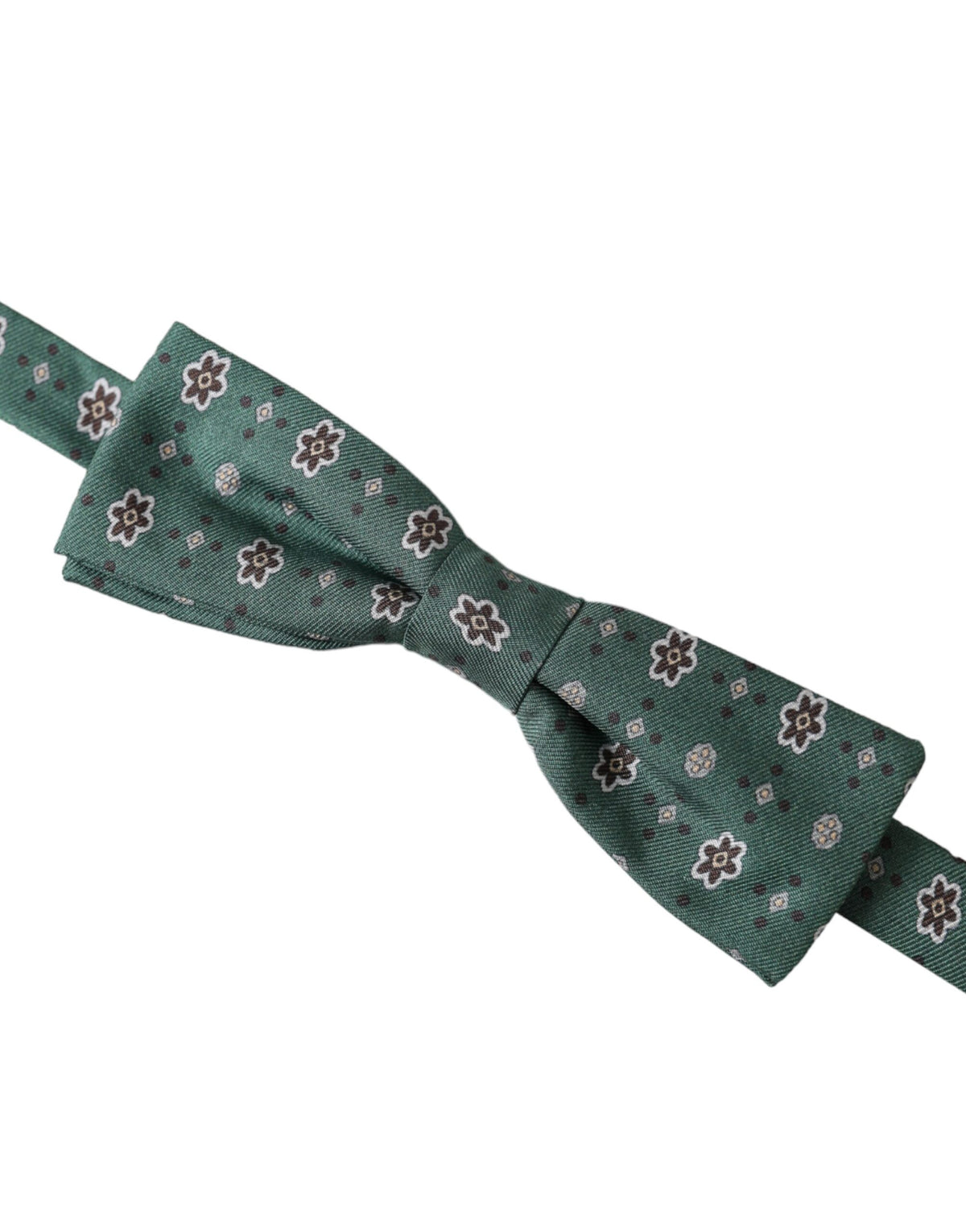 Nœud papillon ajustable à fleurs vert menthe Dolce &amp; Gabbana pour homme
