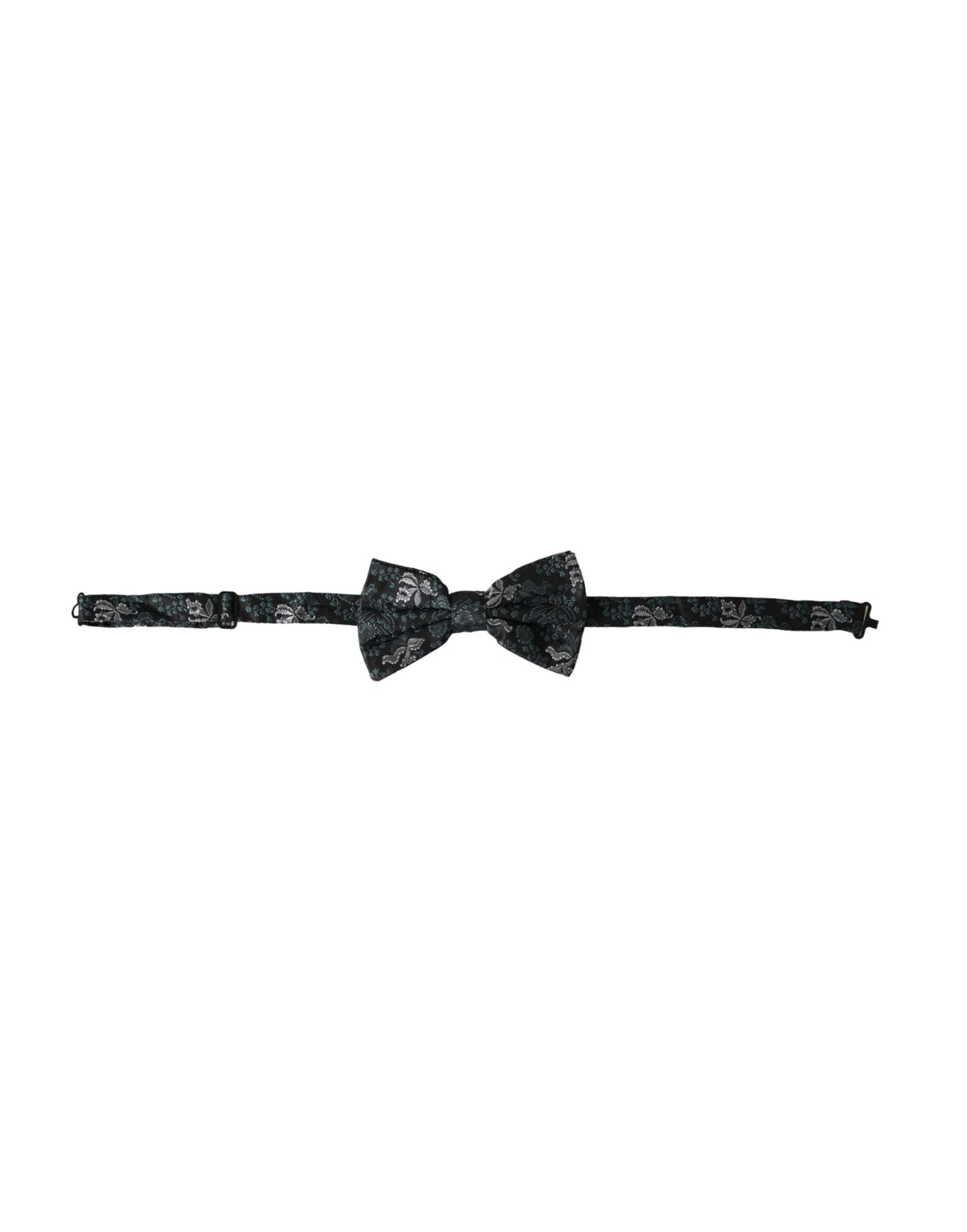 Nœud papillon ajustable en soie à motif floral multicolore Dolce &amp; Gabbana pour homme
