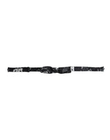 Nœud papillon ajustable en soie noire à fleurs Dolce &amp; Gabbana pour homme