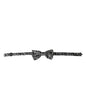 Nœud papillon ajustable en soie noire à fleurs Dolce &amp; Gabbana pour homme