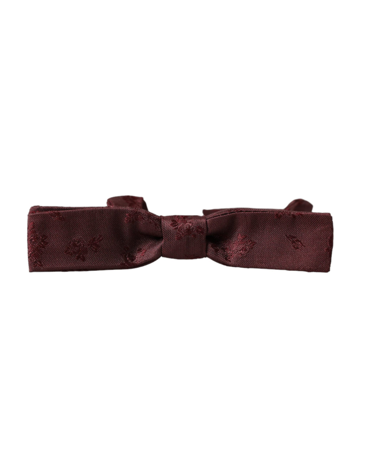 Nœud papillon ajustable en soie à fleurs marron Dolce &amp; Gabbana pour homme