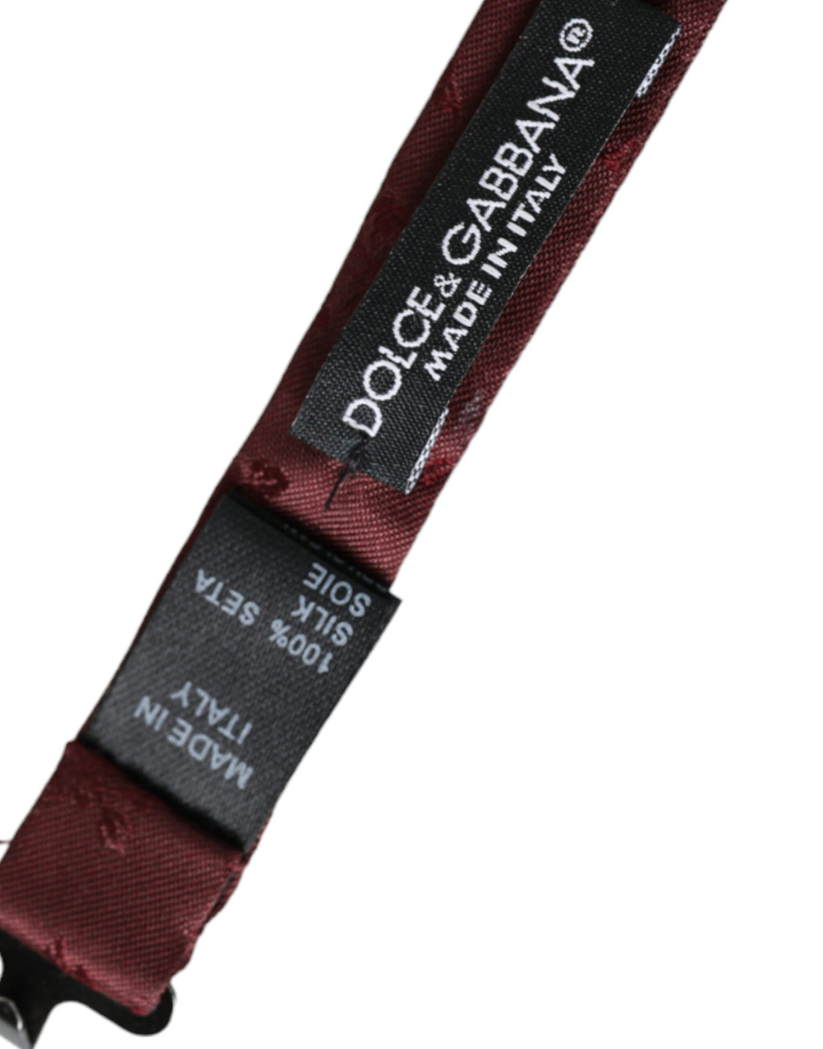 Nœud papillon ajustable en soie à fleurs marron Dolce &amp; Gabbana pour homme