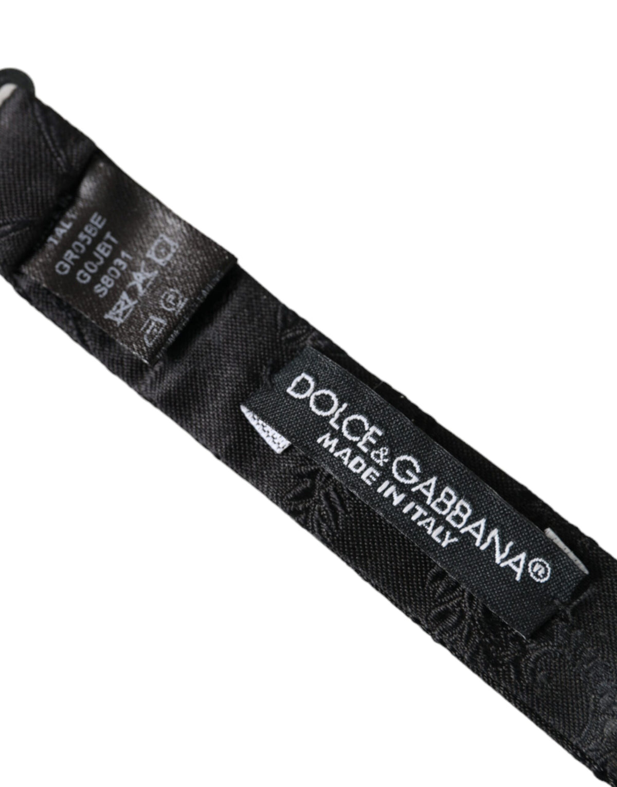 Nœud papillon ajustable en soie fantaisie multicolore Dolce &amp; Gabbana