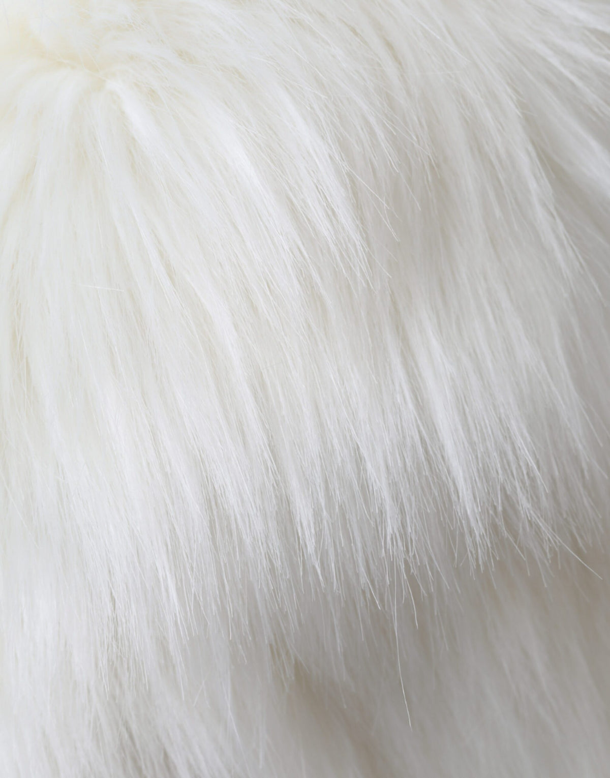 Dolce & Gabbana White Acrylic Fur Women's Bucket Hat