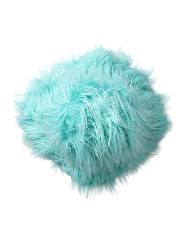 Chapeau Bucket en Fourrure Verte Menthe pour Femmes - Dolce & Gabbana