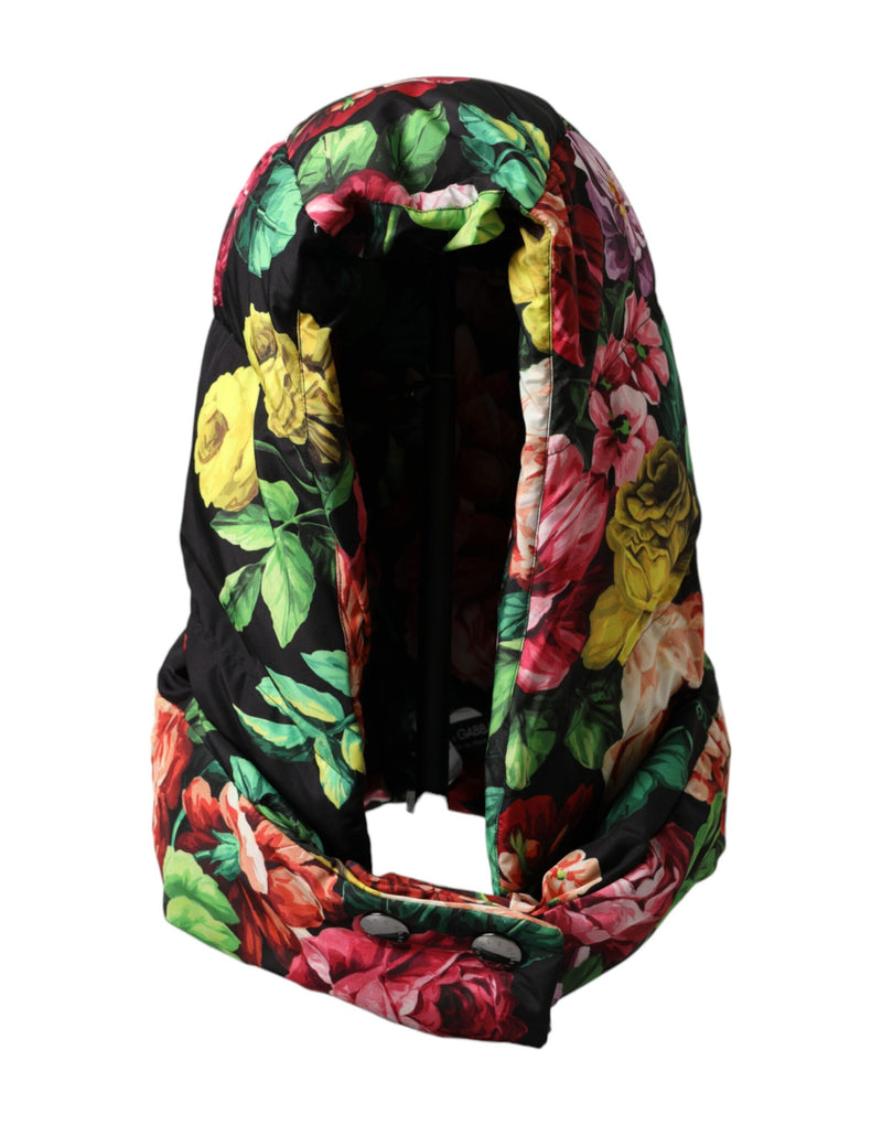 Dolce & Gabbana Multicolor Floral Head Wrap Hat