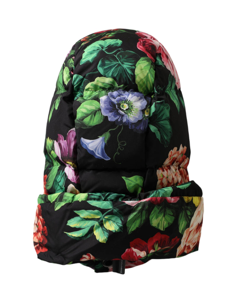Dolce & Gabbana Multicolor Floral Head Wrap Hat
