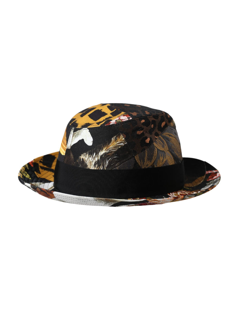 Dolce & Gabbana Multicolor Patchwork Fedora Hat for Women