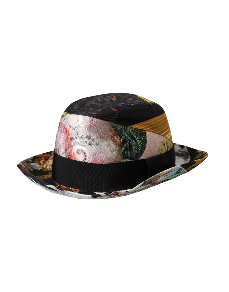 Dolce & Gabbana Multicolor Patchwork Fedora Hat for Women