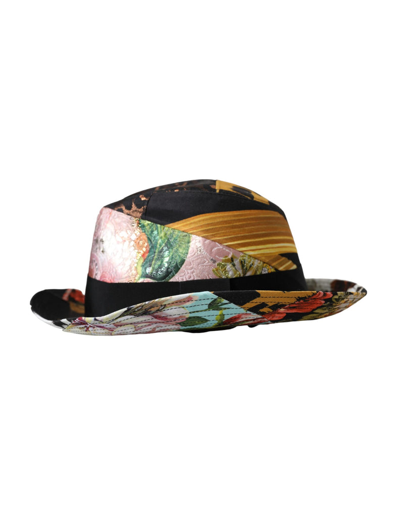 Dolce & Gabbana Multicolor Patchwork Fedora Hat for Women