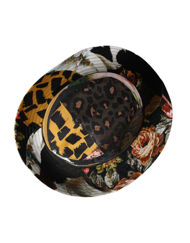 Dolce & Gabbana Multicolor Patchwork Fedora Hat for Women