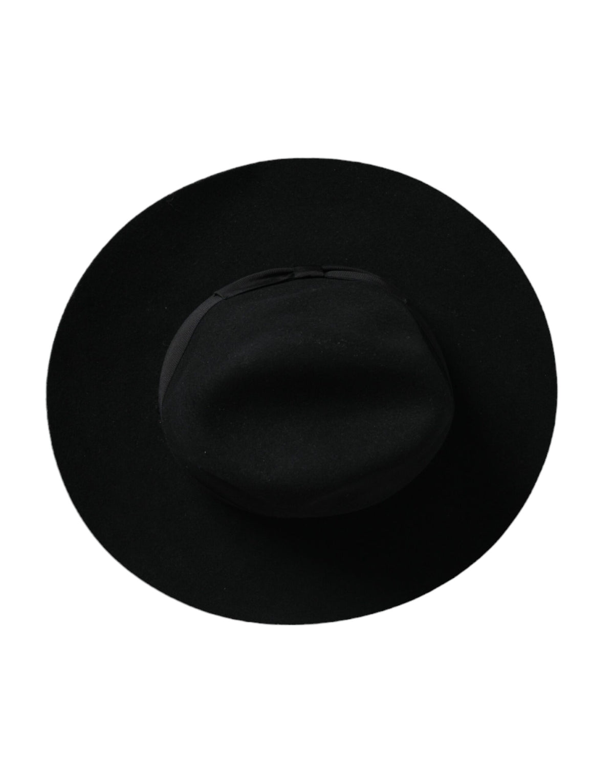 Dolce & Gabbana Black Rabbit Fedora Trilby Hat for Women