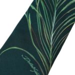 Cravate ajustable pour homme Dolce &amp; Gabbana en soie imprimée verte 100 %