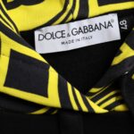 Sweat à capuche en coton noir avec logo Dolce &amp; Gabbana