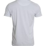 T-shirt blanc en coton à manches courtes et col rond de Dolce &amp; Gabbana