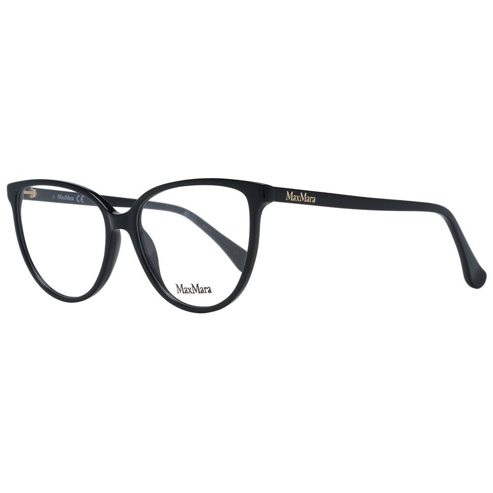 Max Mara Black Women Glasses Frame - Elegant Butterfly Design